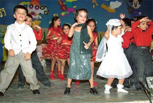 Apeejay School students perform at UKG Day