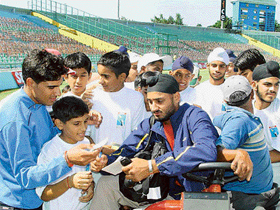 Harbhajan hangama