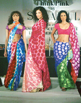 Satya Paul recently held a fundraiser for breast cancer patients in Kolkata