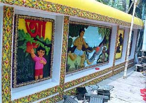 One of the South Kolkata Durga Puja pandals
