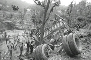 Road accidents are increasing at a rate of 12 to 15 per cent a year in Himachal Pradesh