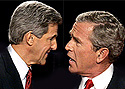 John Kerry and George W. Bush