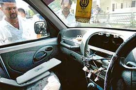 Two cars from which stereo systems were stolen after breaking windows in Phase XI, Mohali