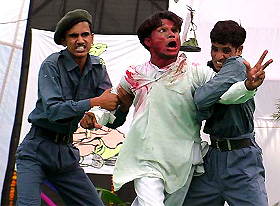 Students exhibit their acting skills at the Zonal Youth Festival
