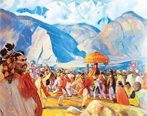 The painting Kulu Dushera by Svetoslav