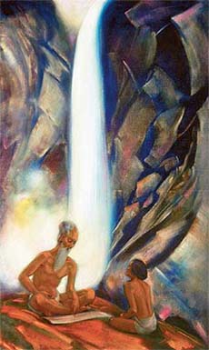 Like Sacred Words, 1944, many of his paintings portrayed the essence of spirituality
