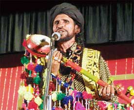 Saiyan Zahoor performs at Guru Nanak Bhawan on Saturday night