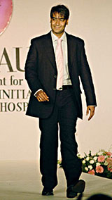 Actor Ajay Devgan at Satya Paul fashion show