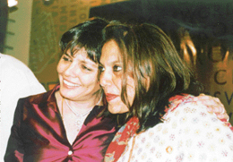 Sooni Taraporewala with Mira Nair