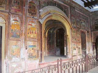 There is no effort to restore the painted chambers of the Quila and check the wild undergrowth