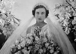 Princess Alice in her wedding dress