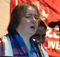 Canadian High Commissioner to India Lucie Edwards addresses graduates during the convocation of the College of Home Science in PAU
