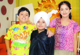 Dixit and Divya with a guest