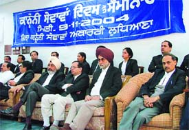 Judicial officers at a seminar in Ludhiana on Tuesday