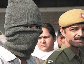 The accused in the rape case in police custody in the Capital.