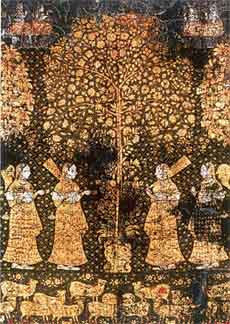 A painted Pichhwai from the Deccan, 19th century. Sarabhai Foundation, Ahmedabad. 