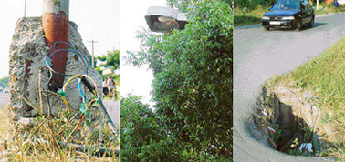 Naked electric wires, streetlights hidden behind tree branches and an uncovered manhole at many places in Chandigarh are virtual death traps. 