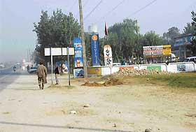 Punjab Armed Police has encroached upon National Highway No. 1
