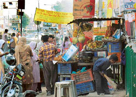 Shops have come up in violation of rules on the Kalka-Ambala highway in Zirakpur