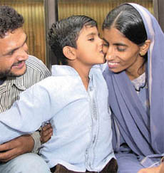 Naushad with his mother