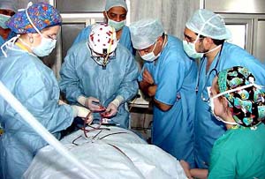 Doctors at work