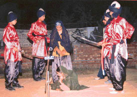 A scene from the silver jubilee show of the play