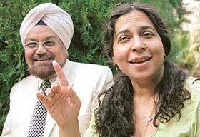 Dr Skylark Ishwaran S. Chaddha and Nishi in Chandigarh