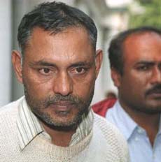 Chander Bhan Sharma, who was arrested by the police in the Capital
