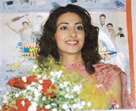 Former Miss India Asia Pacific Tina Chatwal who was in Ludhiana to launch a Surf Excel campaign