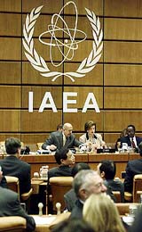 Scenes prior to the 35-nation board of governors meeting on Iran's nuclear programme and South Korea's past secret nuclear experiments
