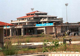 The civil airport at Pathankot