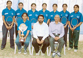 Ball Badminton team of St Joseph's Coaching Centre, 