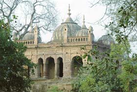 The tomb of Mir Nasir Ahmed in Kapurthala is in a state of disrepair