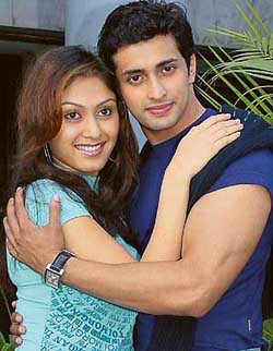 Yash Pandit and Manjari Phadnis, lead pair of the forthcoming movie Rok Sako To Rok Lo, were in the city on Monday