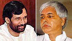 Will Mr Paswan be able to challenge the might of Mr Laloo Yadav in Bihar?