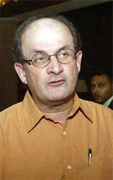 British writer Salman Rushdie