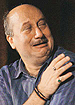 Anupam Kher performs during a play Kucch Bhi Ho Sakta Hai, at the PGI auditorium, Chandigarh, on Friday.