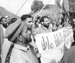 Cries of azadi