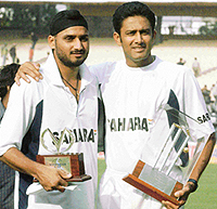 Harbhajan Singh and Anil Kumble are on song this season.