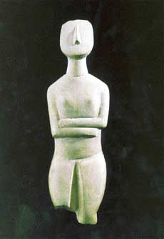Female figure from the Cyclades