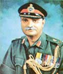 The late Lieut-Gen P.S. Bhagat, Victoria Cross.