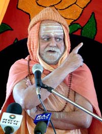 Jagatguru Shankaracharya from Govardhanpeeth (Puri), Swami Nishchalanand Saraswati