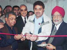 Mr OP Soni, Chairman, PSIC, inaugurating the office of WOOLTEXPRO in Amristar