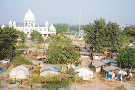 Jhuggis have re-appeared in Sector 38 (West) of Chandigarh.