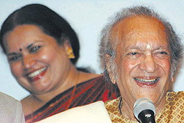 Pt Ravi Shankar addressing a press conference in the Capital on Wednesday. He is due to perform in the Capital to raise money for Sir Ganga Ram Hospital. 