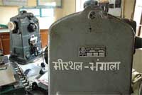The out-of-order block instruments (token machine) at Mirthal station that became the major cause of the accident