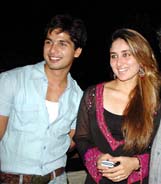 A file photo of Bollywood stars Kareena Kapoor and Shahid  Kapur
