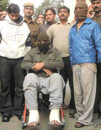 The members of a gang who were involved in a Rs 44 lakh loot in the Capital.