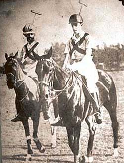Chanda Singh with King Alphonso of Spain