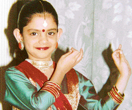 Simran performs at the Kalagram open-air theatre in Chandigarh on Sunday.